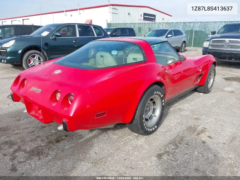 1Z87L8S413637 1978 Chevrolet Corvette