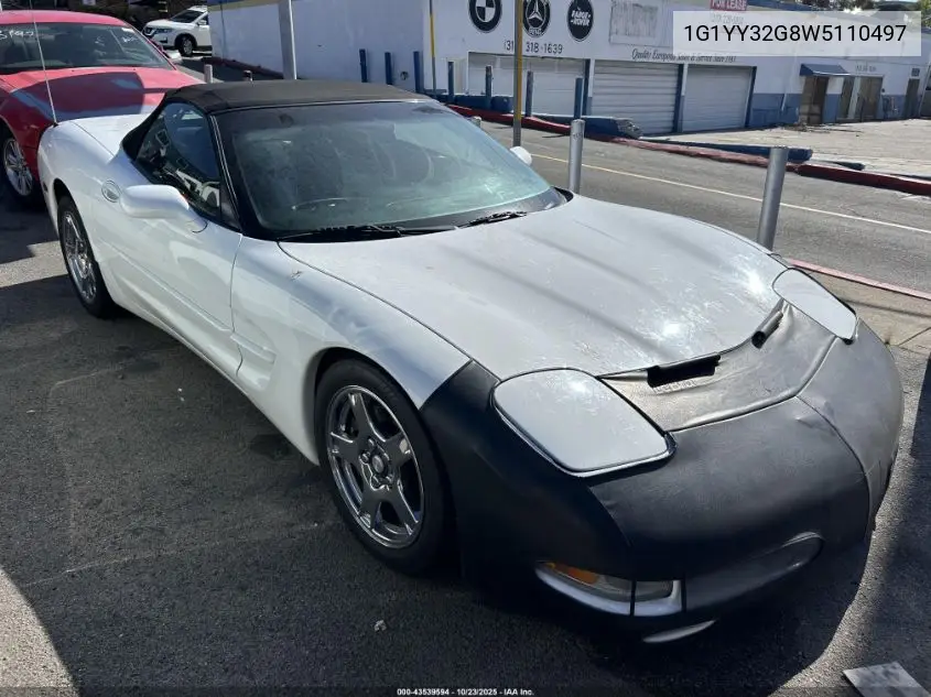1G1YY32G8W5110497 1998 Chevrolet Corvette
