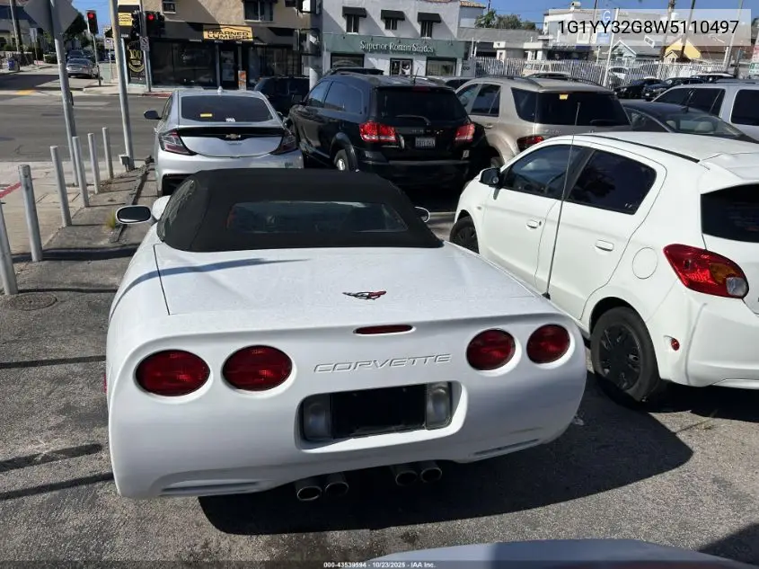1G1YY32G8W5110497 1998 Chevrolet Corvette