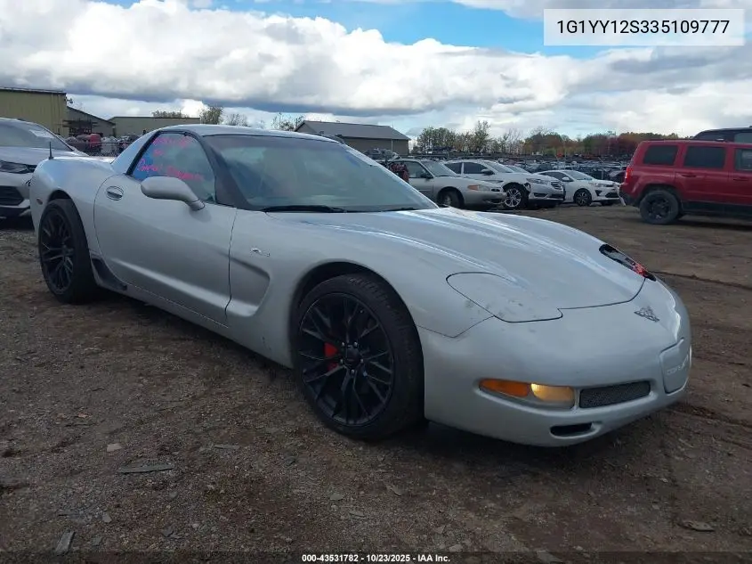 1G1YY12S335109777 2003 Chevrolet Corvette Z06 Hardtop