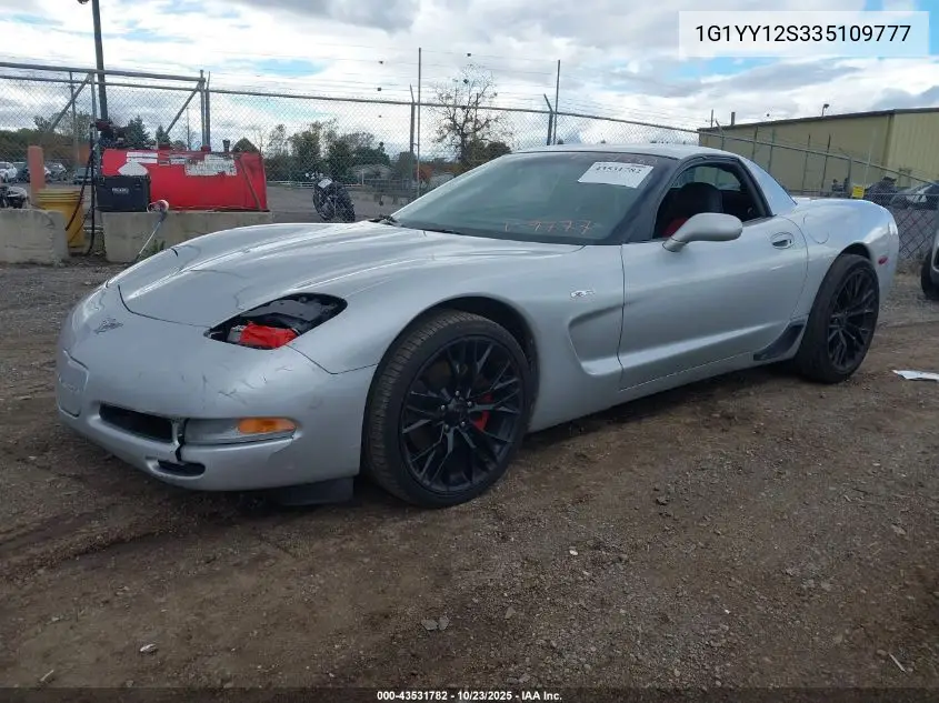 1G1YY12S335109777 2003 Chevrolet Corvette Z06 Hardtop