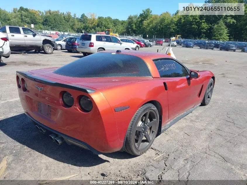 1G1YY24U655110655 2005 Chevrolet Corvette