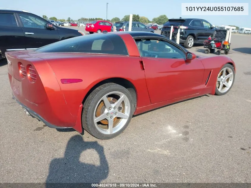 1G1YY24U055107685 2005 Chevrolet Corvette