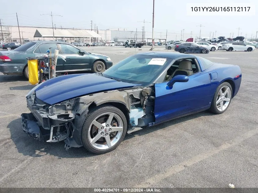 1G1YY26U165112117 2006 Chevrolet Corvette