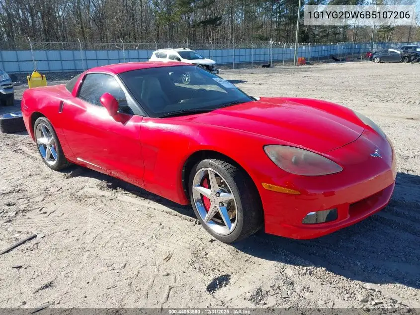 1G1YG2DW6B5107206 2011 Chevrolet Corvette