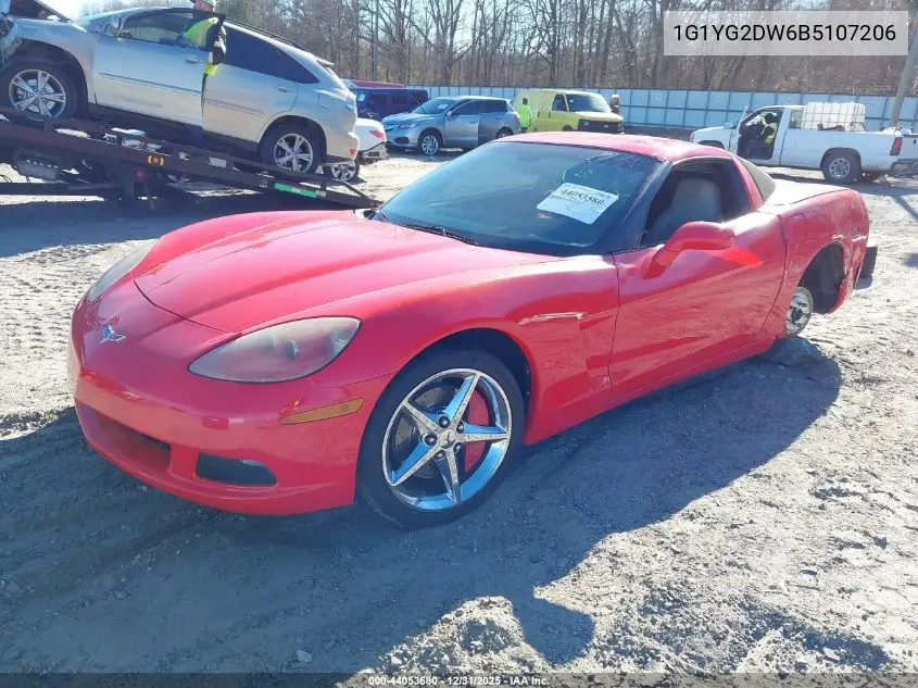 1G1YG2DW6B5107206 2011 Chevrolet Corvette