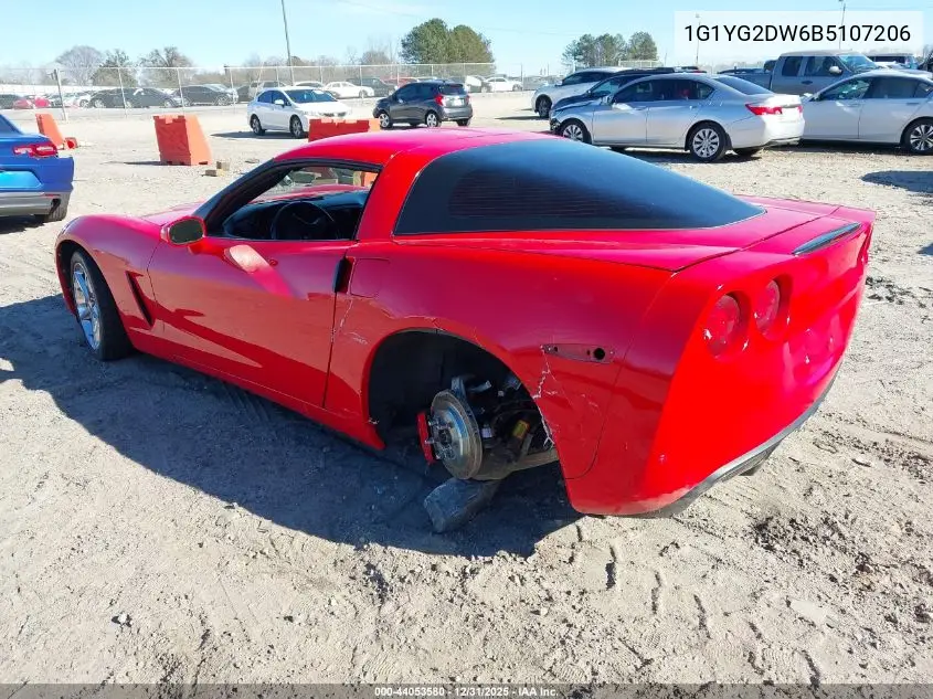 1G1YG2DW6B5107206 2011 Chevrolet Corvette