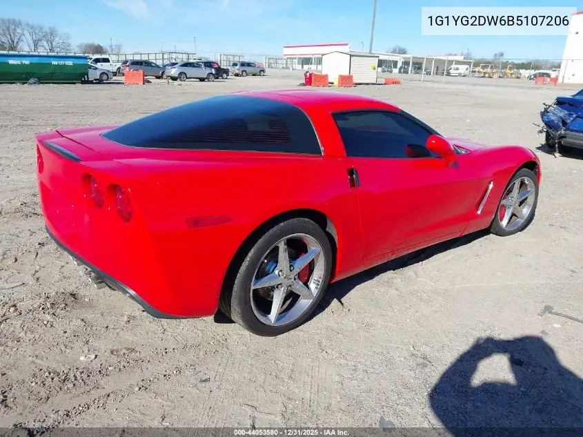 1G1YG2DW6B5107206 2011 Chevrolet Corvette