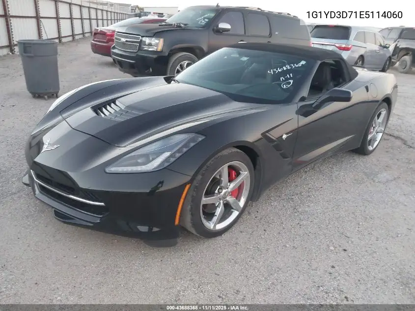 1G1YD3D71E5114060 2014 Chevrolet Corvette Stingray