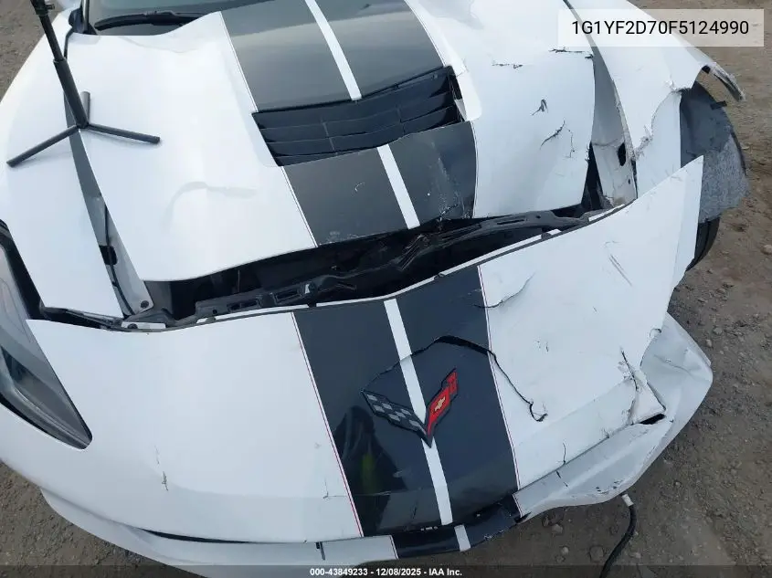 1G1YF2D70F5124990 2015 Chevrolet Corvette Stingray