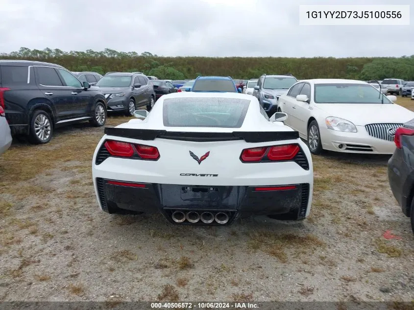 1G1YY2D73J5100556 2018 Chevrolet Corvette Grand Sport