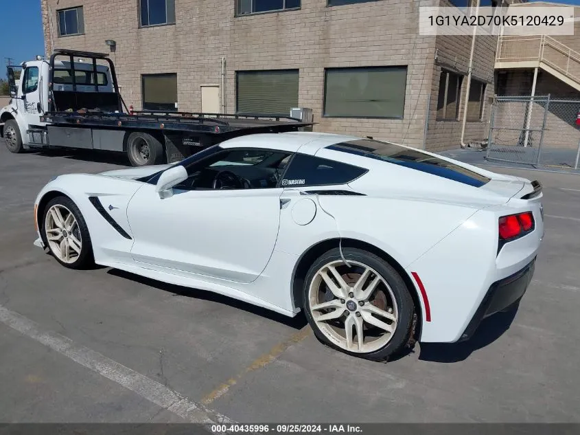 1G1YA2D70K5120429 2019 Chevrolet Corvette Stingray