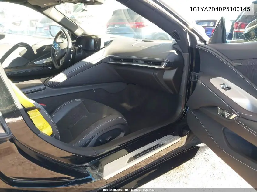 1G1YA2D40P5100145 2023 Chevrolet Corvette Stingray Rwd 1Lt