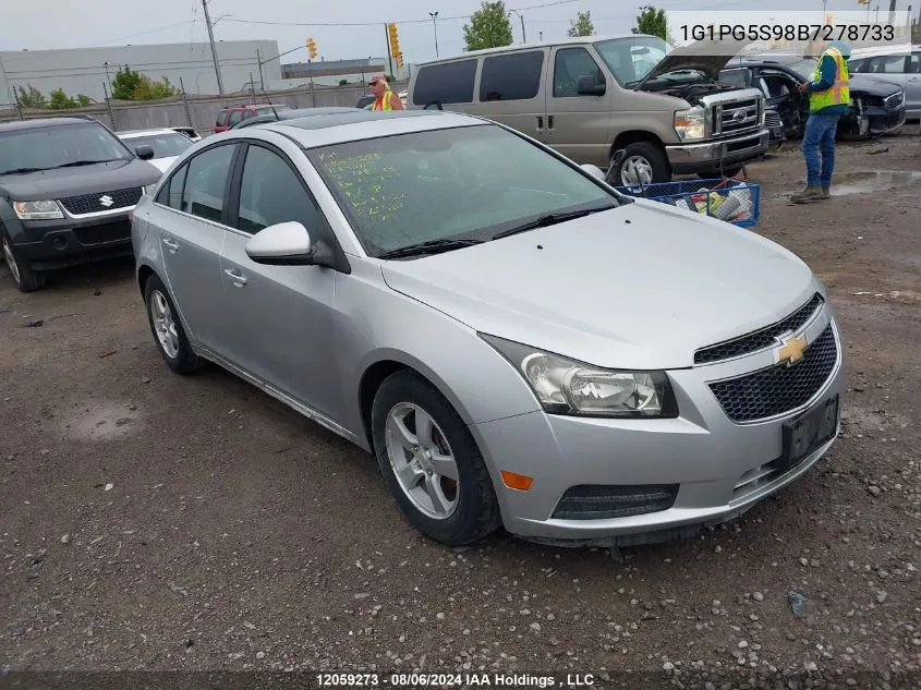 2011 Chevrolet Cruze VIN: 1G1PG5S98B7278733 Lot: 12059273