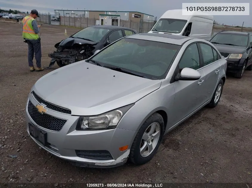 2011 Chevrolet Cruze VIN: 1G1PG5S98B7278733 Lot: 12059273