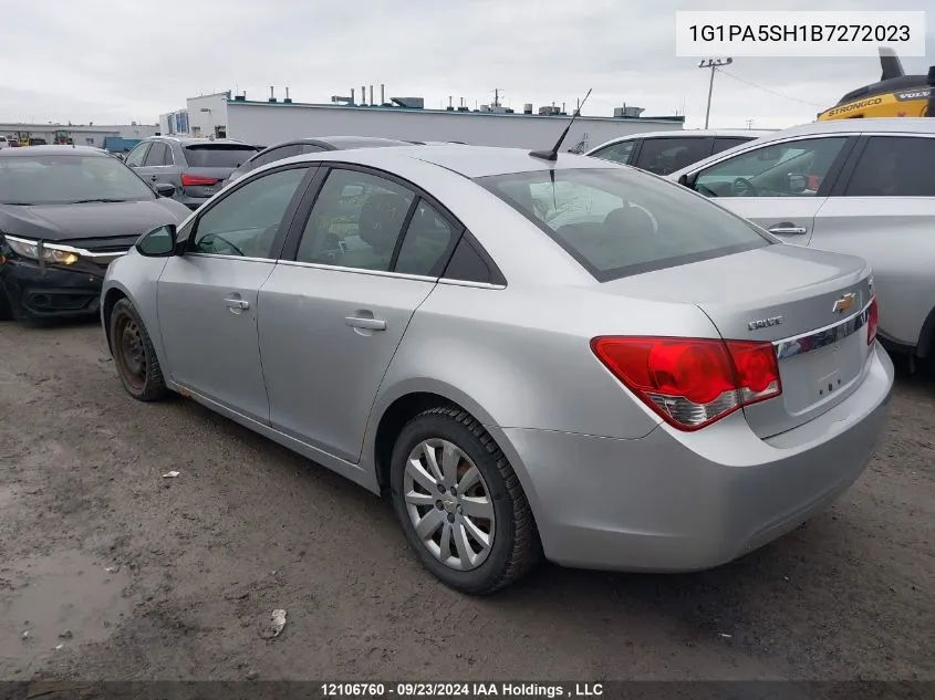 1G1PA5SH1B7272023 2011 Chevrolet Cruze