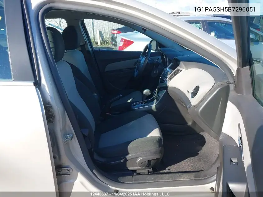 1G1PA5SH5B7296051 2011 Chevrolet Cruze Ls