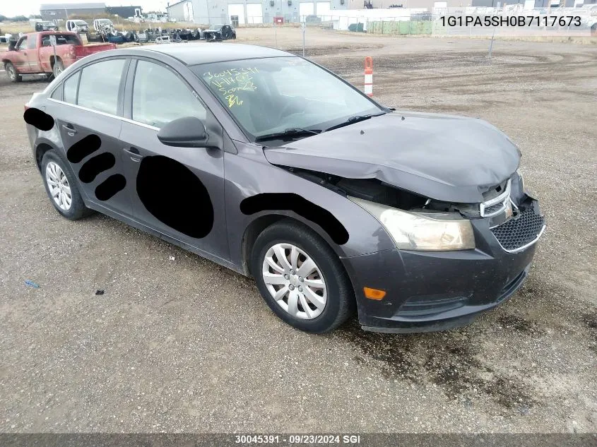 2011 Chevrolet Cruze Ls VIN: 1G1PA5SH0B7117673 Lot: 30045391