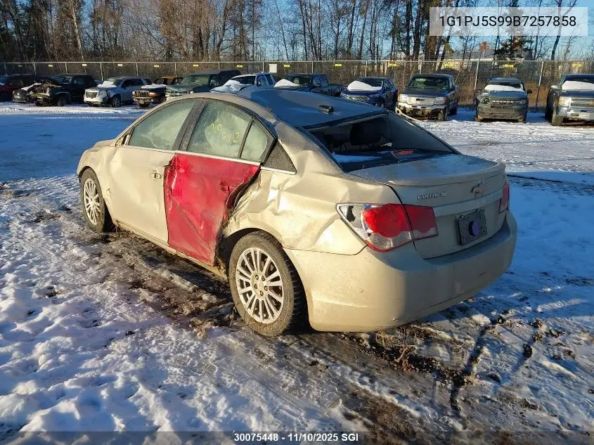 1G1PJ5S99B7257858 2011 Chevrolet Cruze Eco