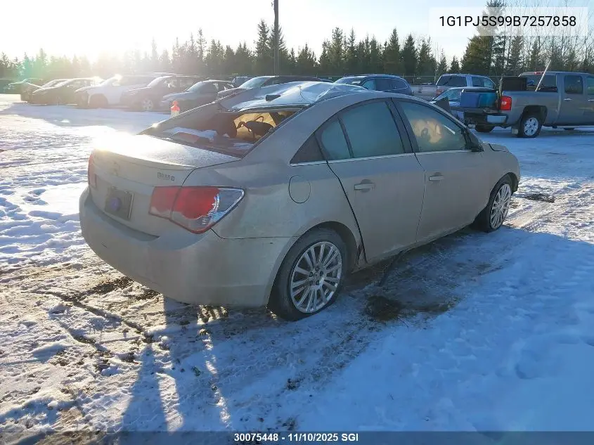 1G1PJ5S99B7257858 2011 Chevrolet Cruze Eco