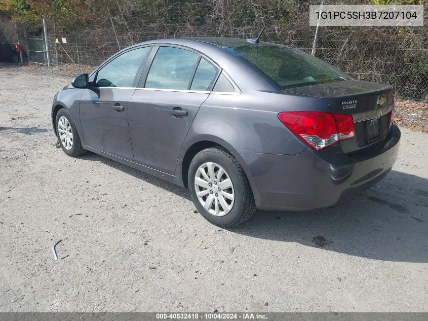 1G1PC5SH3B7207104 2011 Chevrolet Cruze Ls