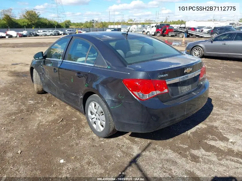 1G1PC5SH2B7112775 2011 Chevrolet Cruze Ls