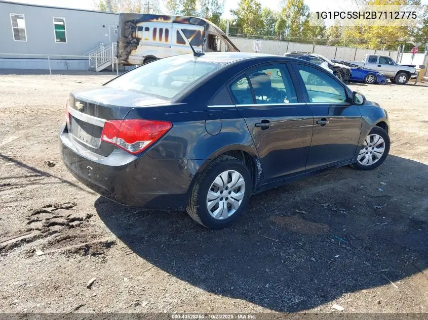1G1PC5SH2B7112775 2011 Chevrolet Cruze Ls