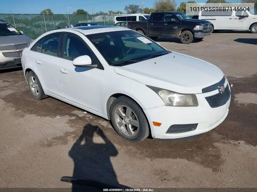 1G1PG5S98B7145504 2011 Chevrolet Cruze 2Lt