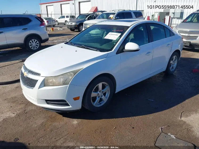 1G1PG5S98B7145504 2011 Chevrolet Cruze 2Lt
