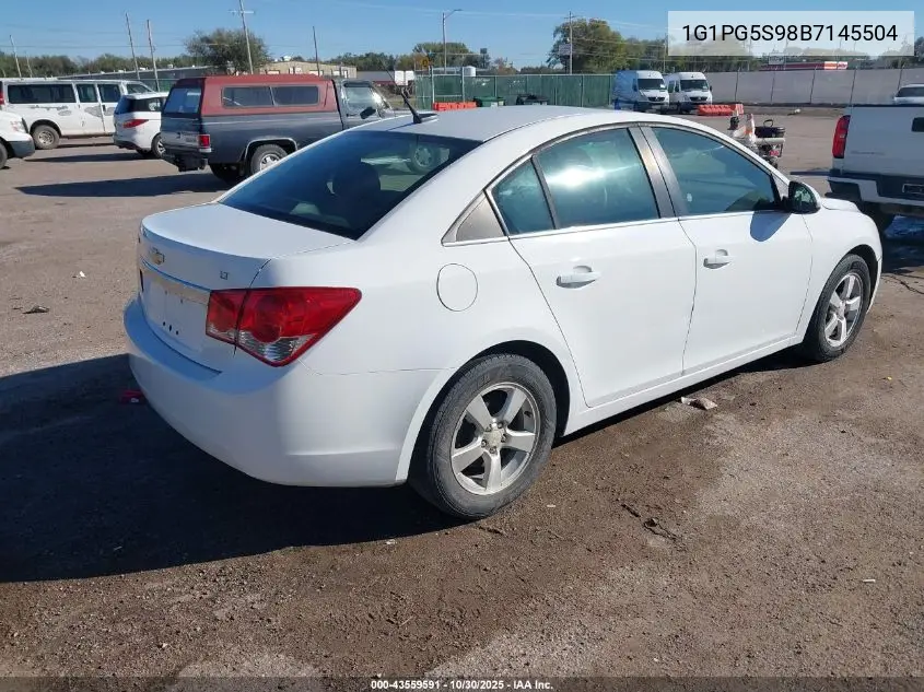 1G1PG5S98B7145504 2011 Chevrolet Cruze 2Lt