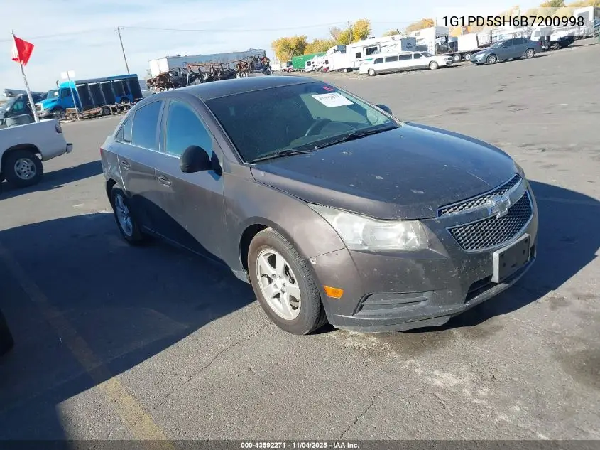 1G1PD5SH6B7200998 2011 Chevrolet Cruze Ls