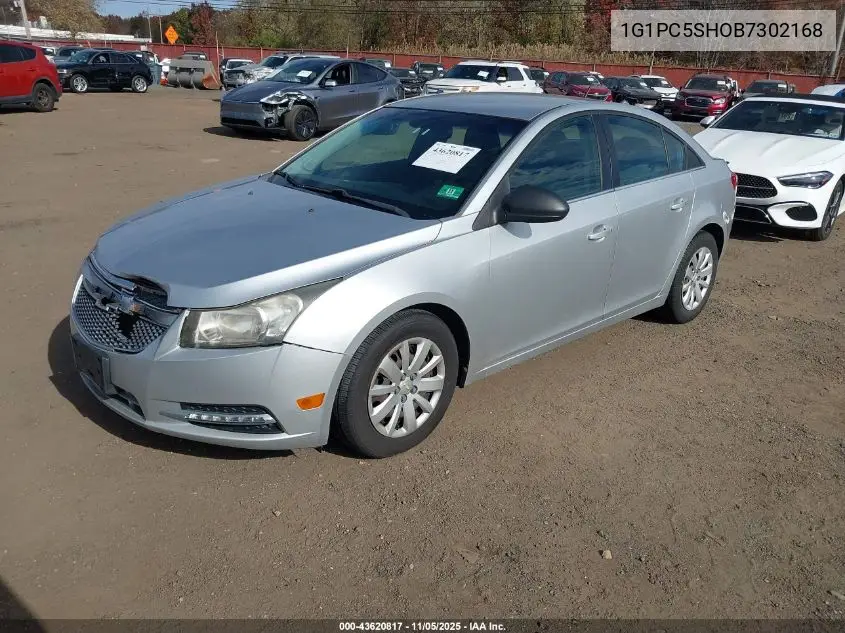 1G1PC5SHOB7302168 2011 Chevrolet Cruze Ls