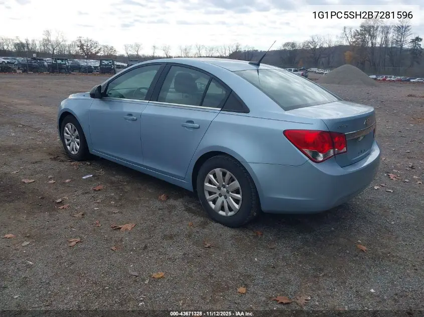 1G1PC5SH2B7281596 2011 Chevrolet Cruze Ls