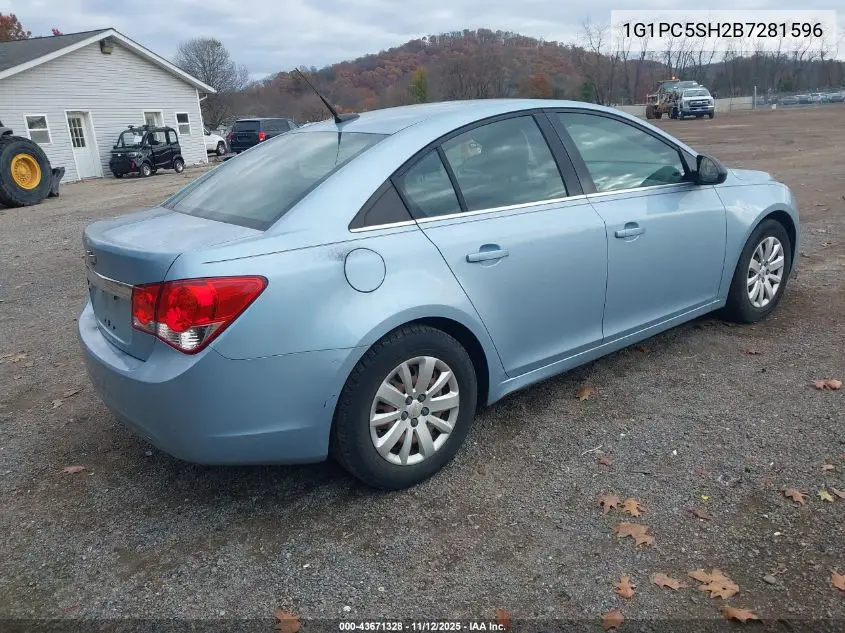 1G1PC5SH2B7281596 2011 Chevrolet Cruze Ls