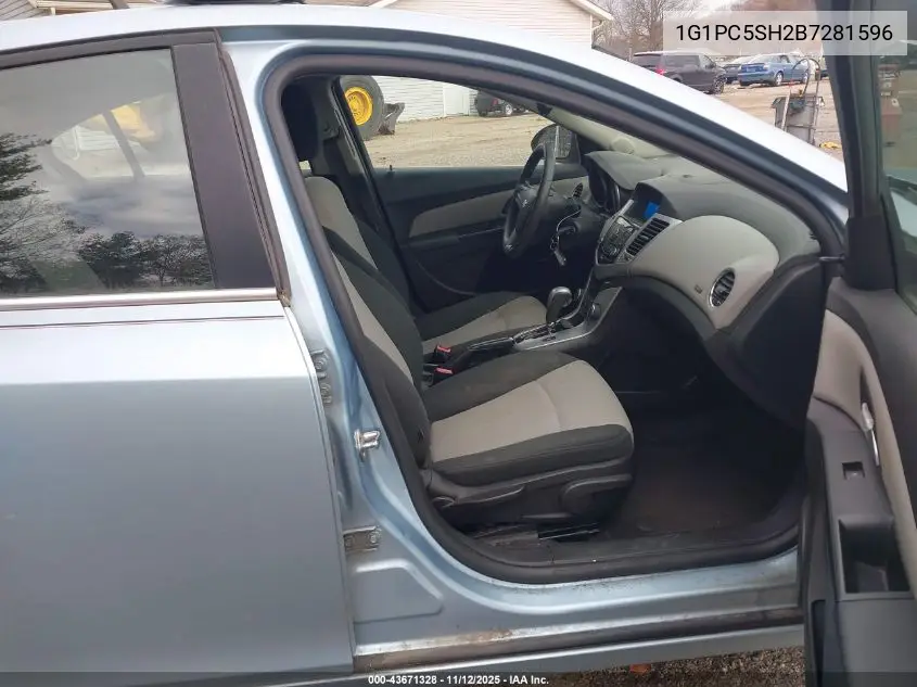 1G1PC5SH2B7281596 2011 Chevrolet Cruze Ls
