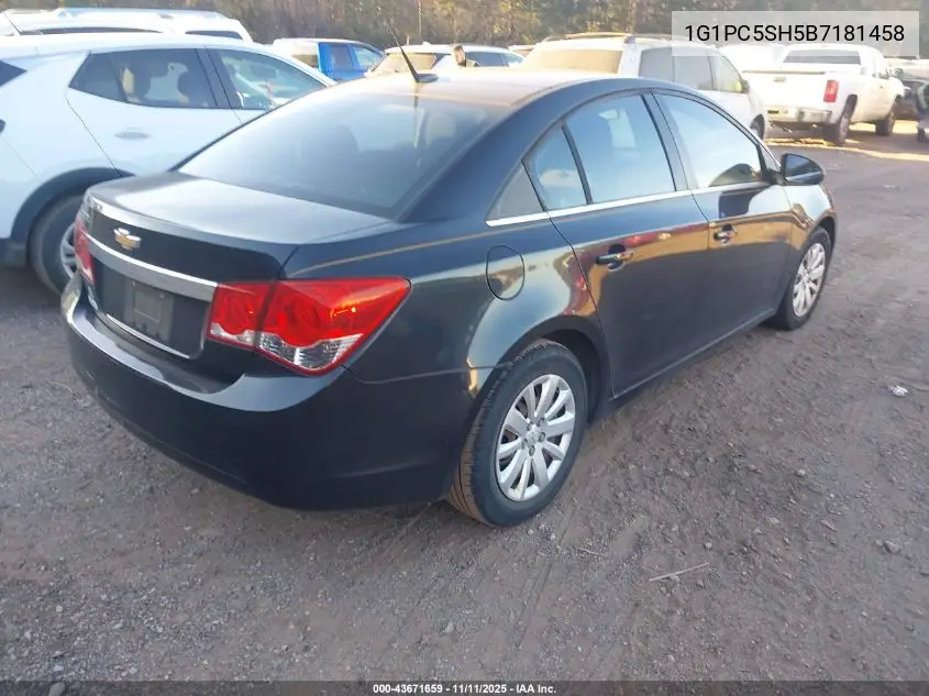 1G1PC5SH5B7181458 2011 Chevrolet Cruze Ls