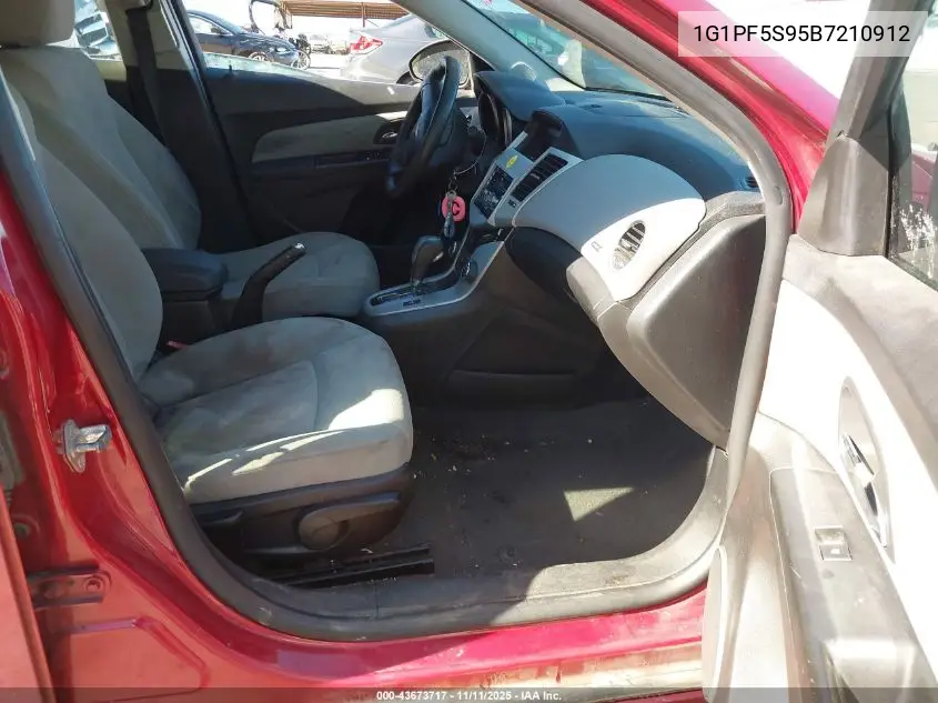 1G1PF5S95B7210912 2011 Chevrolet Cruze 1Lt