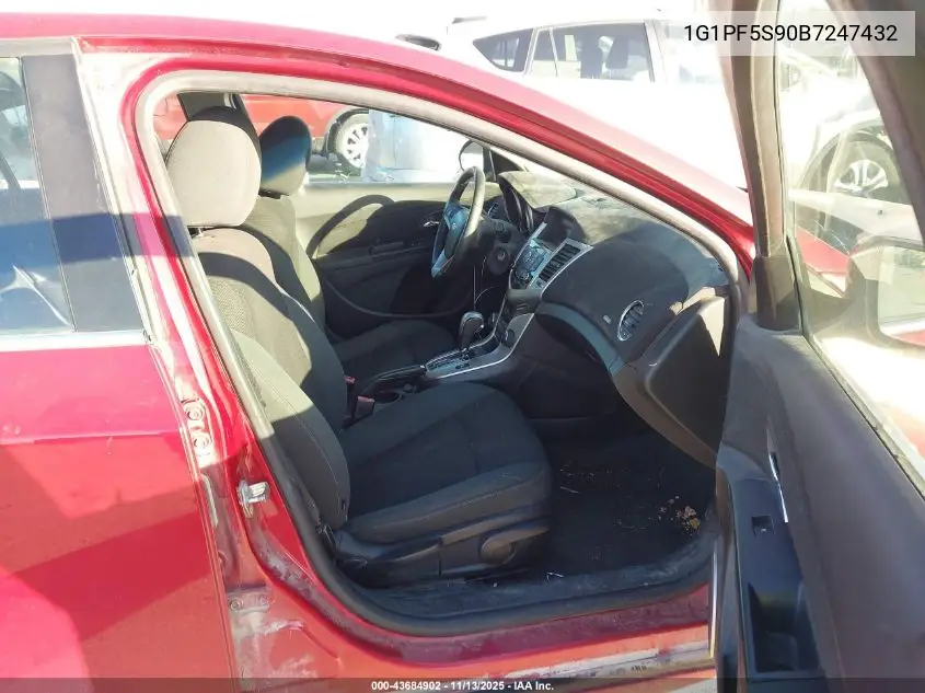 1G1PF5S90B7247432 2011 Chevrolet Cruze 1Lt