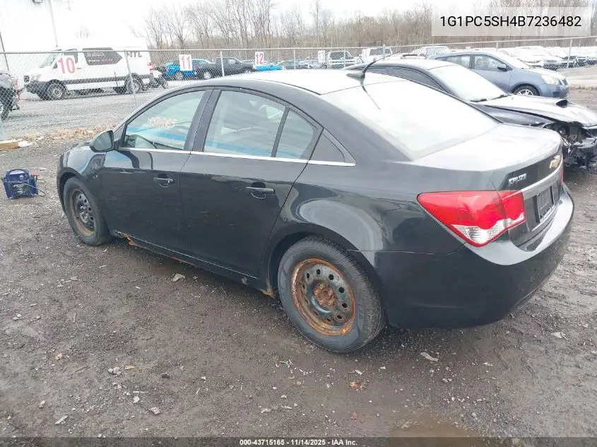 1G1PC5SH4B7236482 2011 Chevrolet Cruze Ls