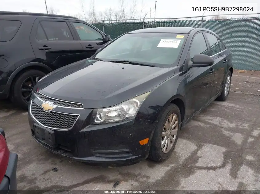 1G1PC5SH9B7298024 2011 Chevrolet Cruze Ls