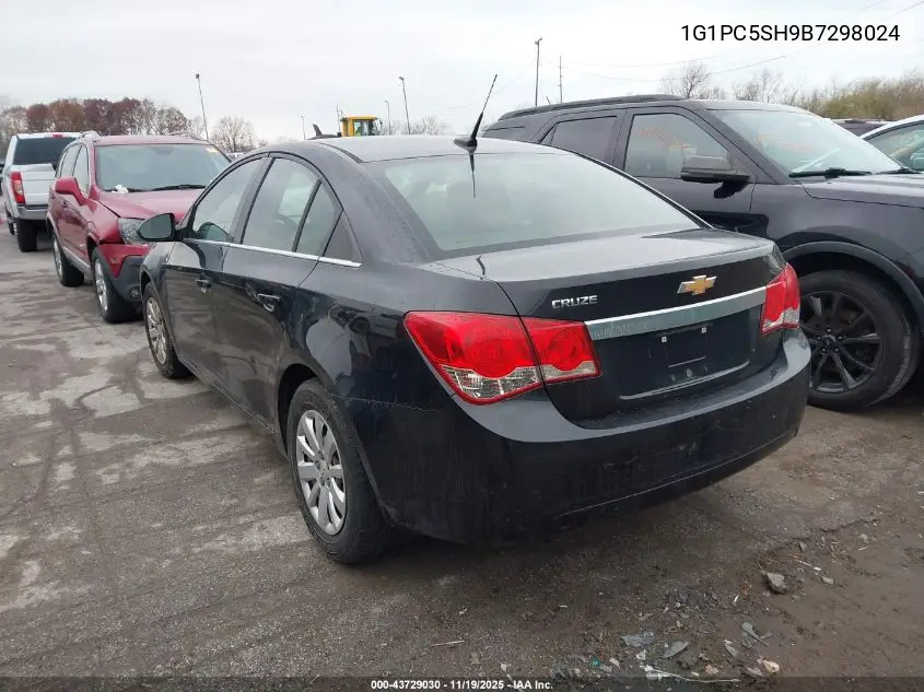 1G1PC5SH9B7298024 2011 Chevrolet Cruze Ls