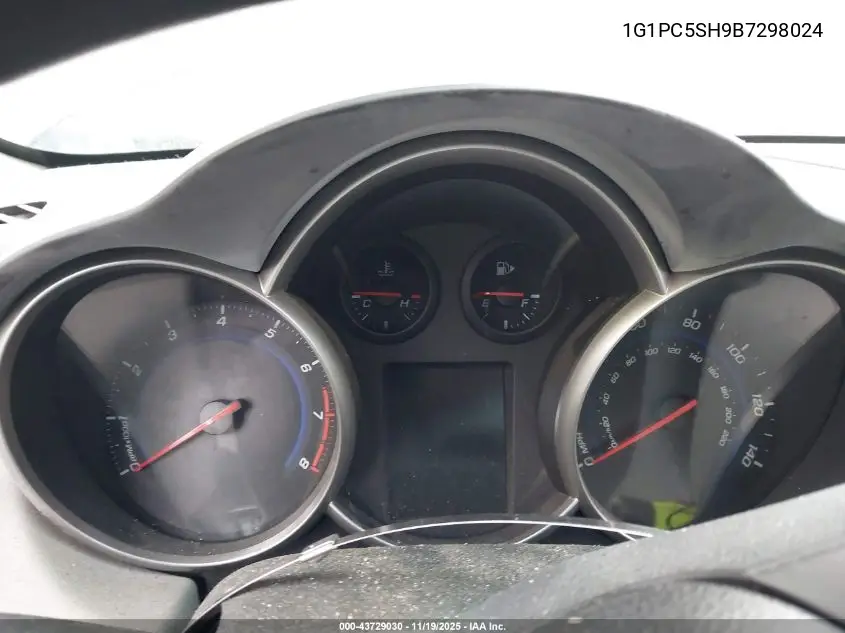 1G1PC5SH9B7298024 2011 Chevrolet Cruze Ls