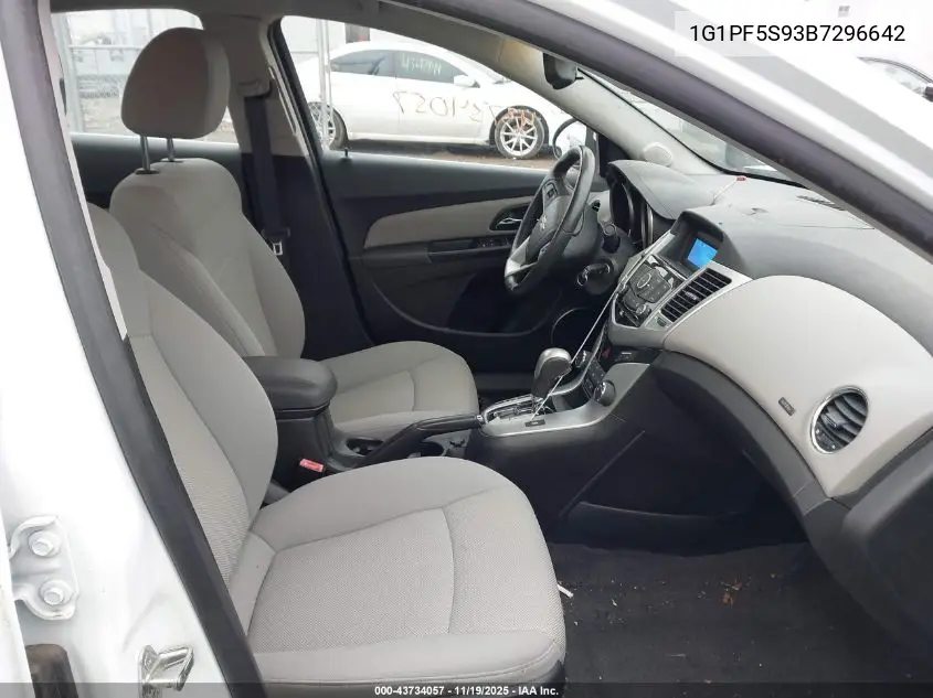 1G1PF5S93B7296642 2011 Chevrolet Cruze 1Lt