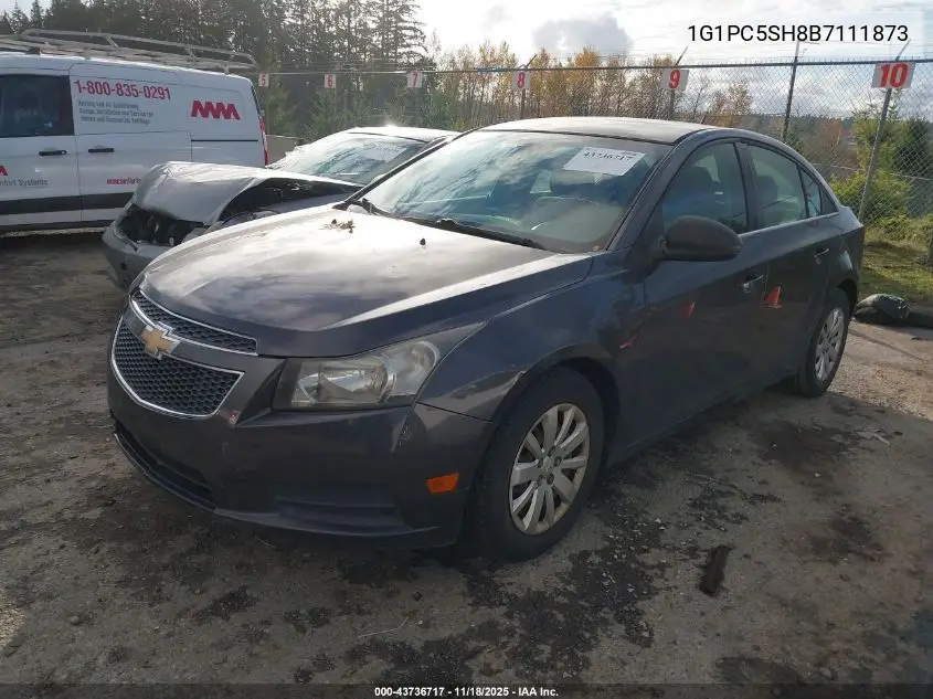 1G1PC5SH8B7111873 2011 Chevrolet Cruze Ls