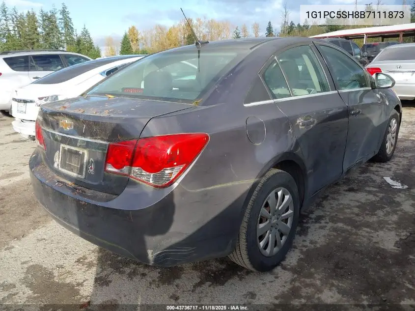 1G1PC5SH8B7111873 2011 Chevrolet Cruze Ls