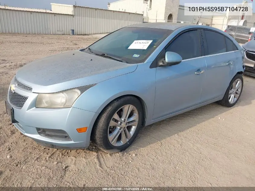 1G1PH5S95B7104728 2011 Chevrolet Cruze Ltz