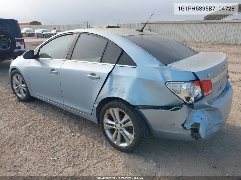1G1PH5S95B7104728 2011 Chevrolet Cruze Ltz