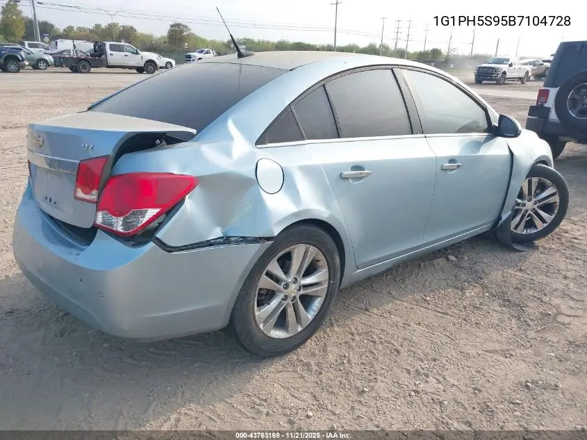 1G1PH5S95B7104728 2011 Chevrolet Cruze Ltz
