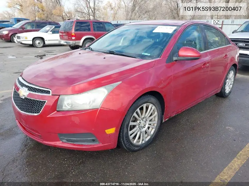 1G1PK5S93B7200407 2011 Chevrolet Cruze Eco