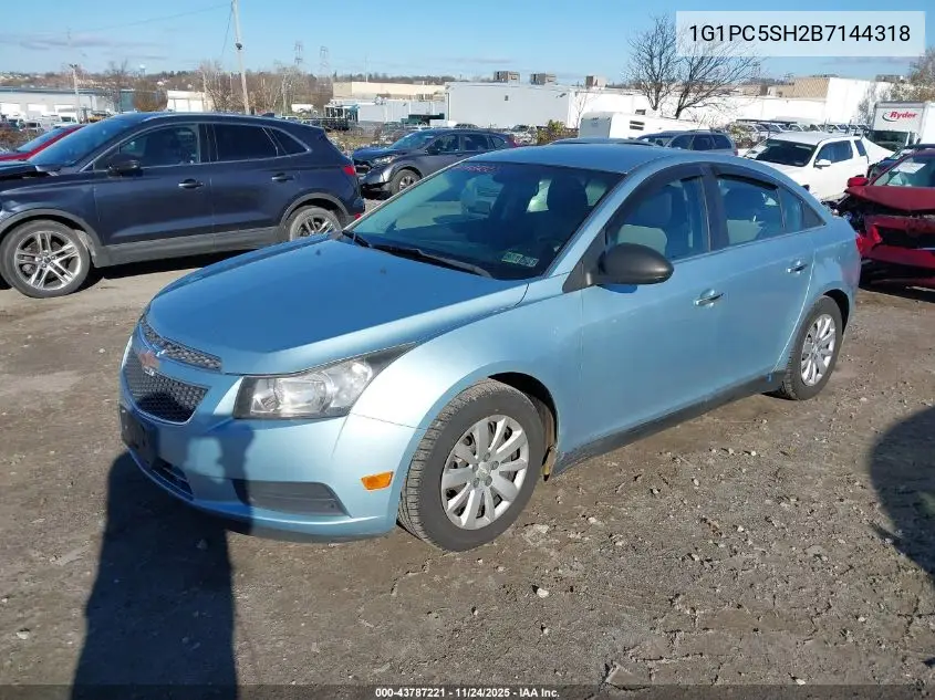 1G1PC5SH2B7144318 2011 Chevrolet Cruze Ls
